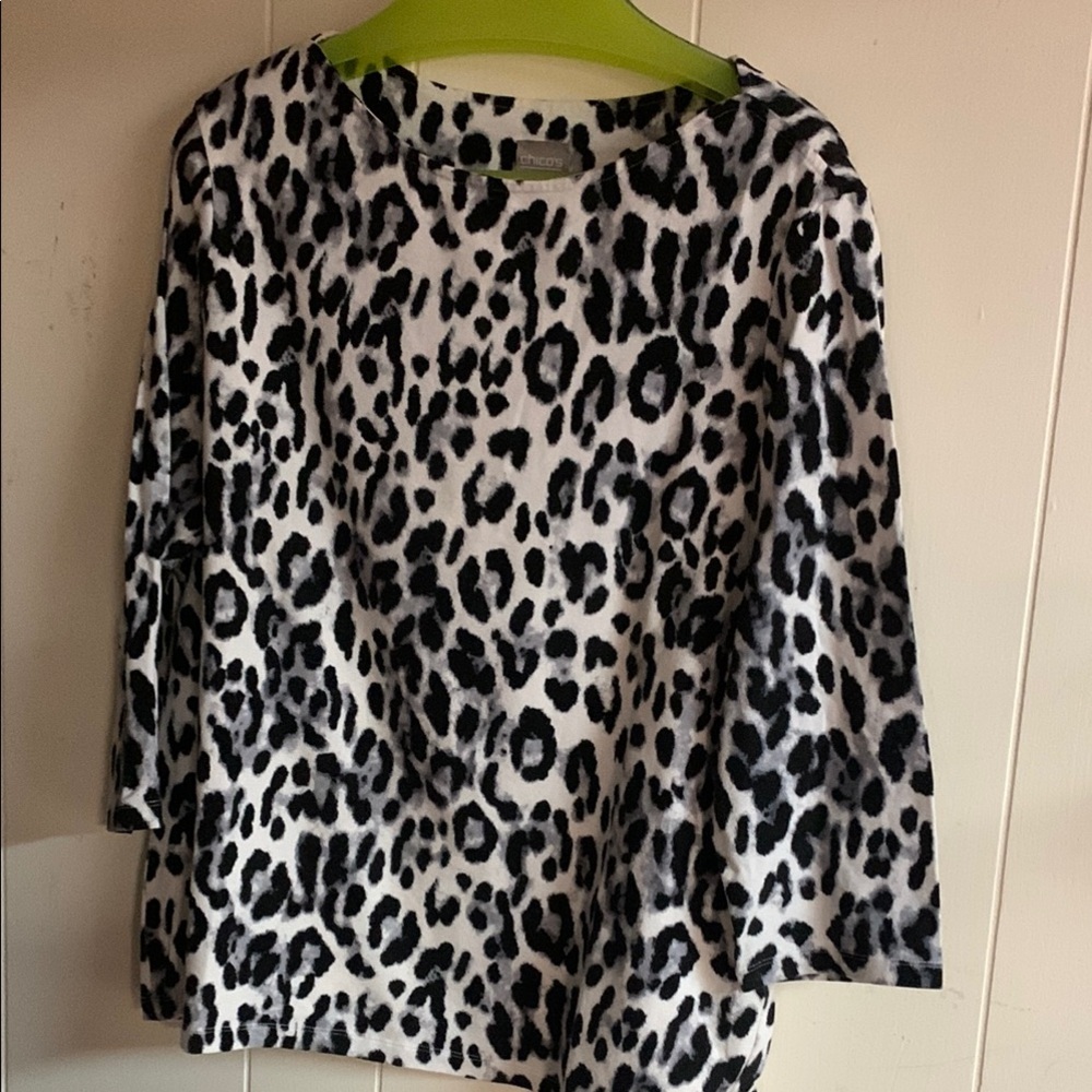 Chico's Leopard Print Top